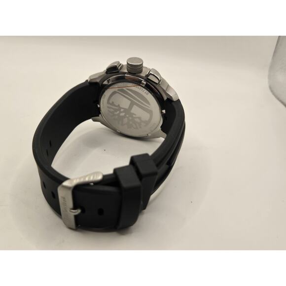 Timberland Kingsbridge QT7129501 Blue Quartz Chunky Dive Watch. NWOT. New Bat. - Picture 9 of 12